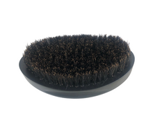 Load image into Gallery viewer, Black &quot;Kyle Jackie Hair Care&quot; Logo Palm Brush
